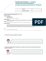 Evaluación Diagnostica Vi Ciclo