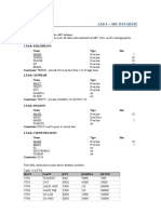 Lab 4 - Abc Database: Table VATTU