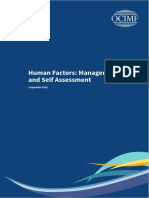 Human Factors Management and Self Assessment - PDF - Safe