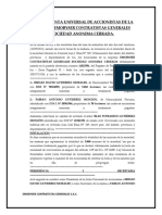 Acta Aumento Capital Social Mas Aportes WORD, REVISADO