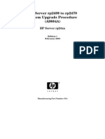 HP Server rp2400 To rp2470 System Upgrade Procedure Edition 1 February 2003