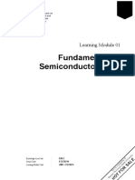 Fundamentals of Semiconductor Diode: Learning Module 01