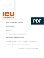 Actividad de Aprendizaje 4. Registro de Ciclo Contable de Las Operaciones Contables Llevadas A Cabo en Una Institución de Salud.