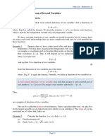 M1120 Calculus (III) Lecture