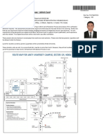 Admit Card AMITY
