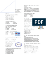 Soal Uts Bahasa Inggris Kelas 5