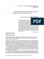 Visión Indígena Andina Del Desarrollo: Una Propuesta Desde La Armonía de La Vida Con Reciprocidad