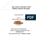 Prefabricated Construction Using Fiber Cement Boards