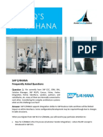 Sap S4hana Faq