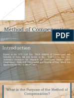 Method of Compensation