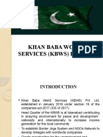 Khan Baba World Services (KBWS) Pvt. LTD