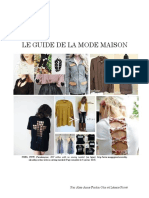 Le Guide de La Mode Maison