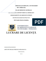 Conduita Terapeutica de Urgenta Apacientului Cu Infarct Miocardica Acut - Nicoara Diana Bun