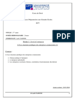 M2 - Droit de L - Entreprise-2-2 - Les Structures Juridiques Des Entreprises Commerciales