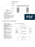 The Von Neumann Computer Architecure