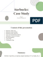 Starbucks Case Study