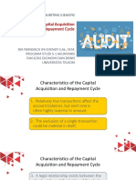 Audit of The Capital Acquisition and Repayment Cycle