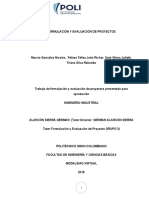 FORMULACIÓN Y EVALUACIÓN DE PROYECTOS (Final)