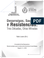 Desarraigos, Saqueos y Resistencias