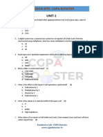 CB CSE211 Set 1 MCQ Ques