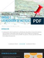 13.3 Localización de Instalaciones