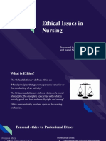 Ethical Issues in Nursing