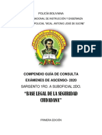 Base Legal de La Seguridad Ciudadana (Res. Adm. #091-2021)