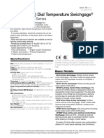 4.5" Dial Temperature Swichgage SPL and 45TE Series