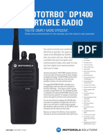 Mototrbo DP1400 Portable Radio: You'Re Simply More Efficient