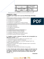 Devoir Corrigé de Contrôle N°3 - SVT - 2ème Sciences (2010-2011) MR Said Mounir