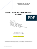 Installation and Maintenance Manual: Centrifugal Fans At-As-Ash-Rsh-Adh-Rdh