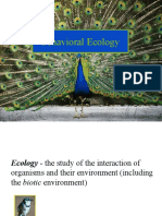 Behavioral Ecology