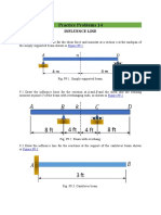 Practice Problems 14: Influence Line