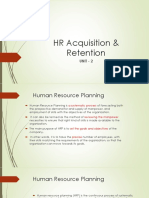 Unit 2 HR Acquisition & Retention