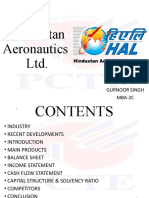 Hindustan Aeronautics LTD.: BY Gurnoor Singh MBA-2C