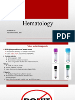 Hematology: Presented by Alyazeed Hussein, BSC