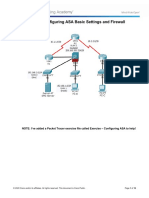 Configuring ASA Basic Settings and Firewall Using CLI