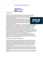 El Conflicto Entre Perú y Ecuador de 1981