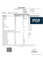 Test Report: Complete Blood Count (CBC)