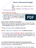 Chap II Theory of Demand and Supply