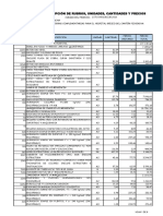 1.5 Tabla de Descripción de Rubros, Unidades, Cantidades Y Precios