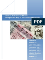 Financial Performance of Banks A Comparative Study of Private and Public Banks