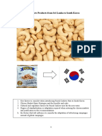 Royal Cashew Products From Sri Lanka To South Korea