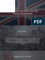 The Impact of Ww1 On The United Kingdom: - Glavan Mihnea