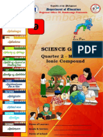 SCIENCE Grade 9: Quarter 2 - Module 3 Ionic Compound