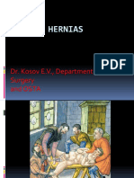 Hernias: Dr. Kosov E.V., Department of Surgery and OSTA