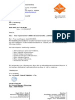 EXP-1764-B1-Transformer Deviation List