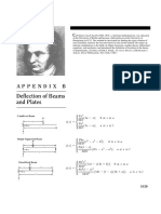 Deflection of Beams and Plates: Appendix B