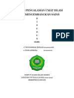 Makalah Pengalaman Umat Islam Dalam Mengembangkan Sains