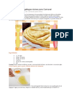 Receta de Filloas Gallegas Dulces para Carnaval